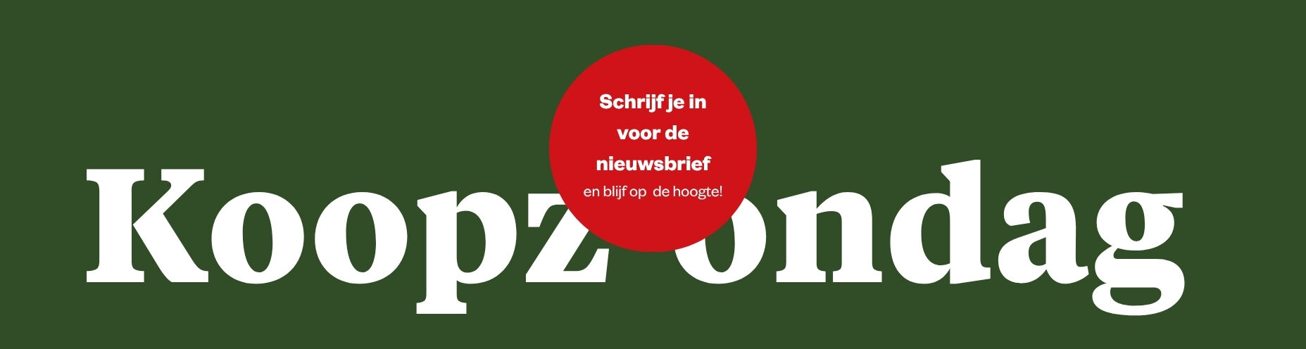 koopzondag standaard banner